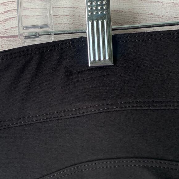 Luxe Slims Black Ankle Leggings Collant Sans Pieds Faux Pockets Size L (14-16) - Picture 14 of 14